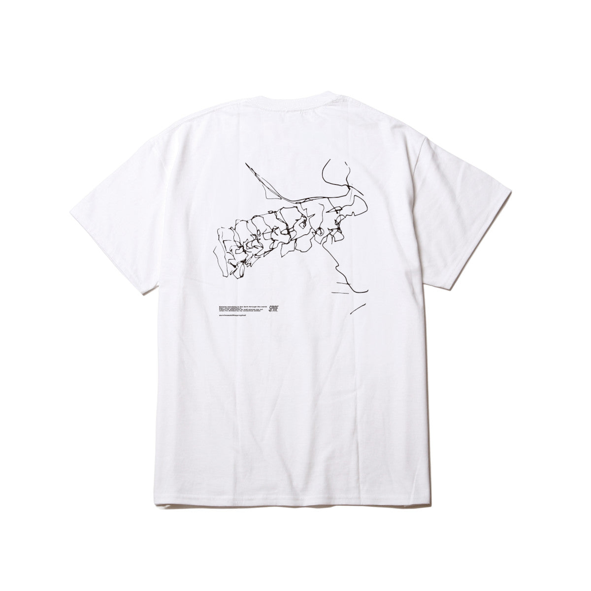 【Made-to-order item】SPINE TEE (WHITE)<Order Period:~6/7>