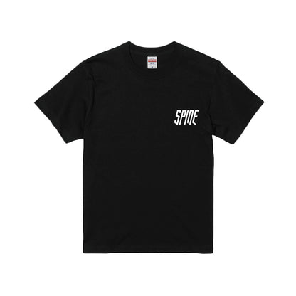 【Made-to-order item】SPINE TEE (BLACK)＜Order Period:～6/7＞