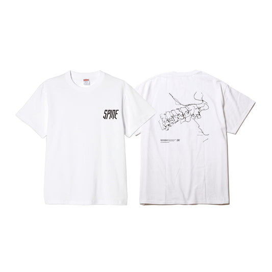 【受注商品】SPINE TEE (WHITE)＜受付期間：～6/7＞