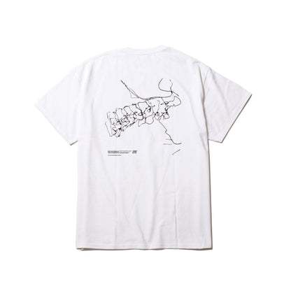 【Made-to-order item】SPINE TEE (WHITE)＜Order Period:～6/7＞