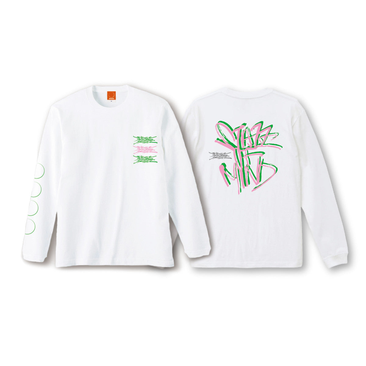 State Of Mind FONT L/S TEE (WHITE)
