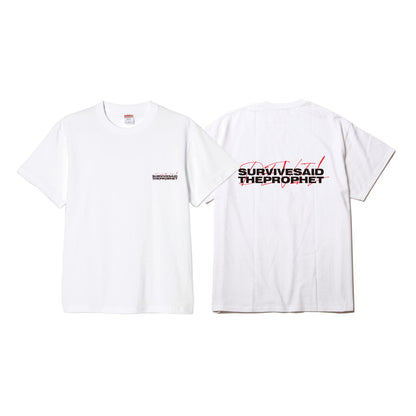 【Made-to-order item】SURVIVE SAID THE PROPHET LOGO DEVIL TEE (WHITE & RED)＜Order Period:～6/7＞