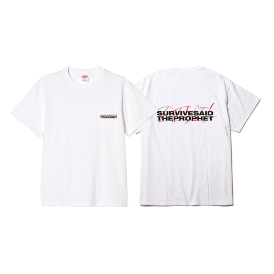 【受注商品】SURVIVE SAID THE PROPHET LOGO DEVIL TEE (WHITE & RED)＜受付期間：～6/7＞