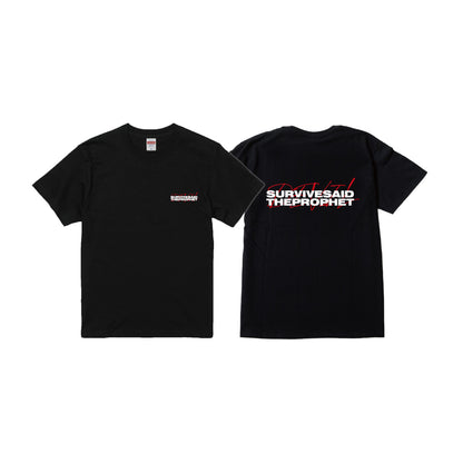 【Made-to-order item】SURVIVE SAID THE PROPHET LOGO DEVIL TEE (BLACK & RED)＜Order Period:～6/7＞