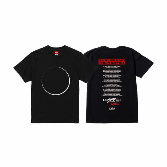 LUV SUX SESSIONS TOUR TEE (WHITE CIRCLE)