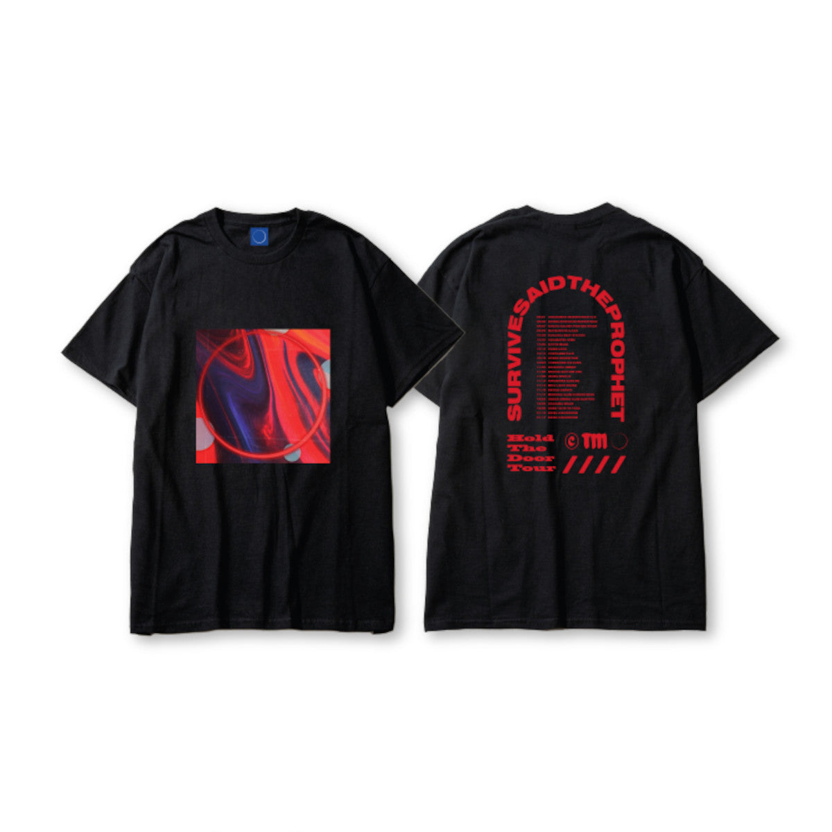 HOLD THE DOOR TOUR TEE (BLACK)