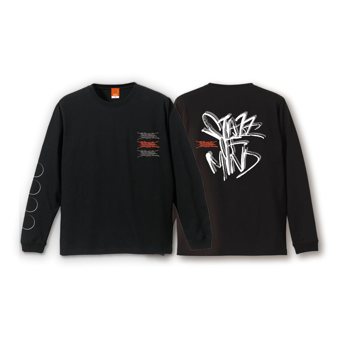 State Of Mind FONT L/S TEE (BLACK)