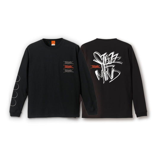 State Of Mind FONT L/S TEE (BLACK)