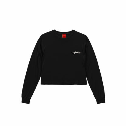 LOVE CROPPED L/S TEE (ONE SIZE)