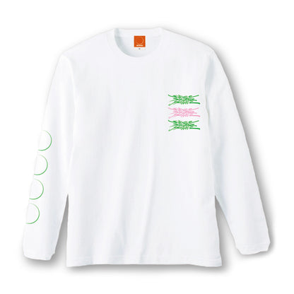 State Of Mind FONT L/S TEE (WHITE)