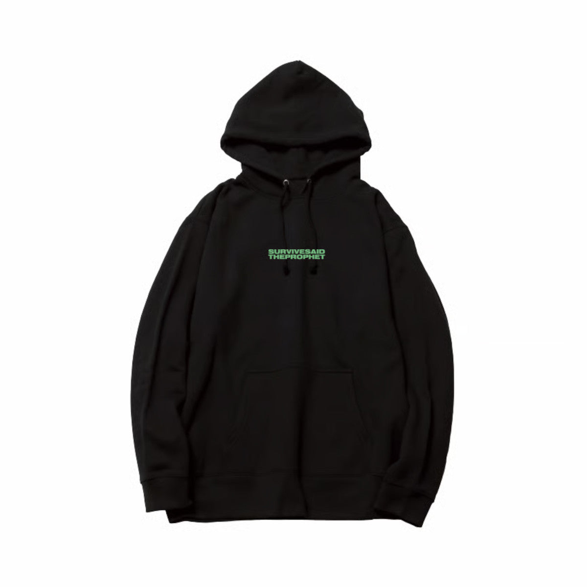 LOVE | HATE HOODIE (BLACK×MINT PURPLE)