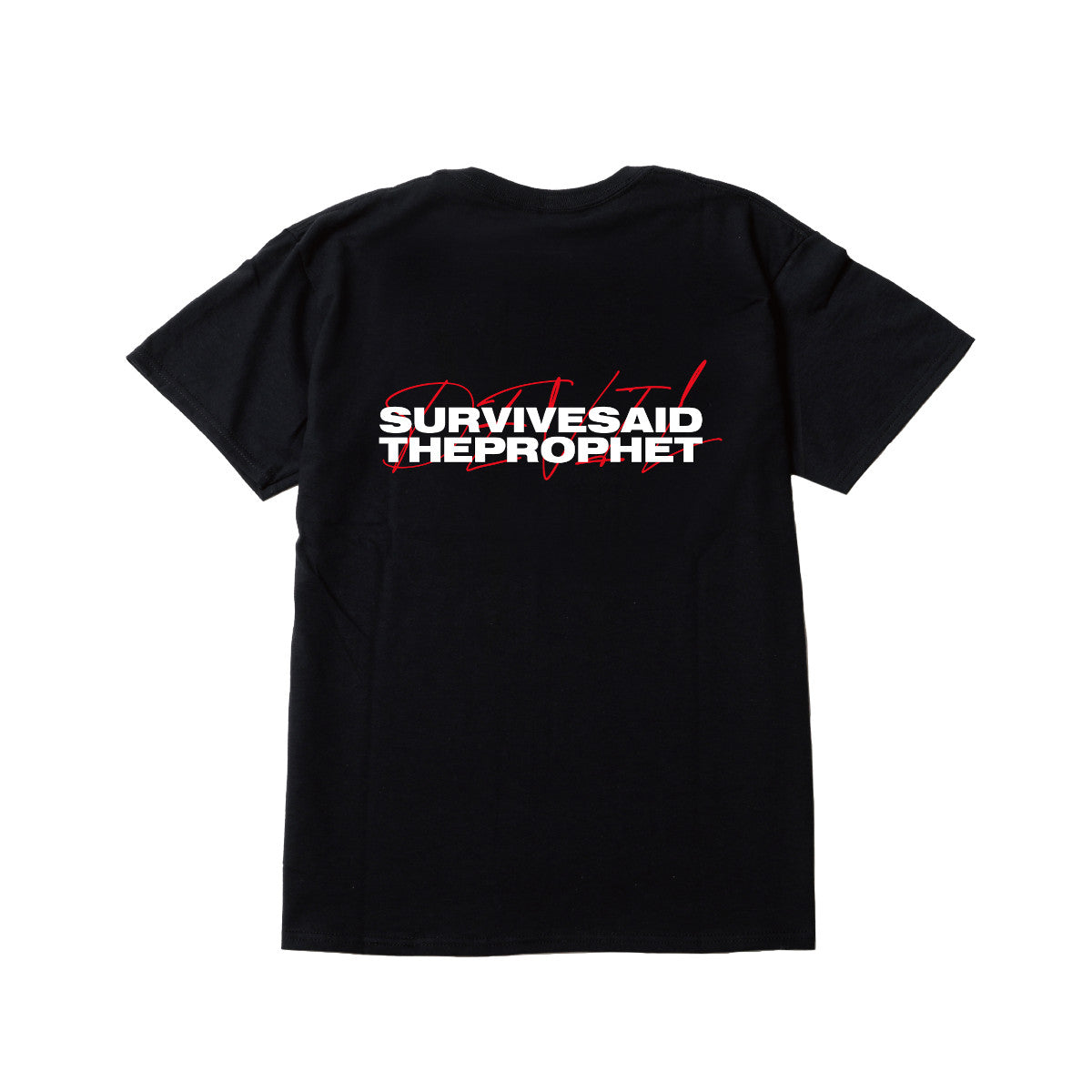 【Made-to-order item】SURVIVE SAID THE PROPHET LOGO DEVIL TEE (BLACK & RED)＜Order Period:～6/7＞