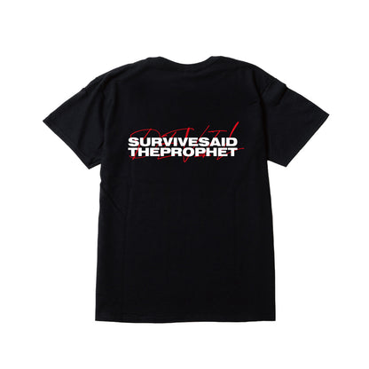 【Made-to-order item】SURVIVE SAID THE PROPHET LOGO DEVIL TEE (BLACK & RED)＜Order Period:～6/7＞