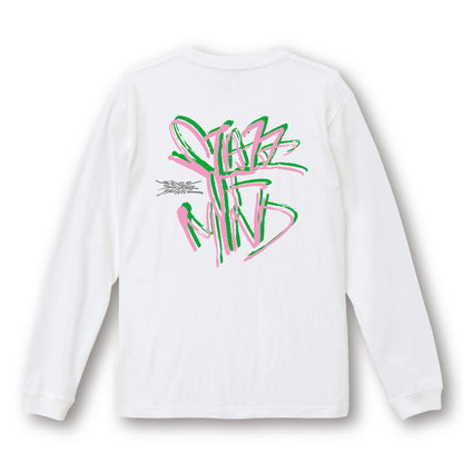 State Of Mind FONT L/S TEE (WHITE)