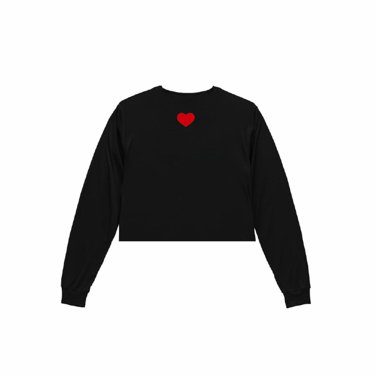 LOVE CROPPED L/S TEE (ONE SIZE)